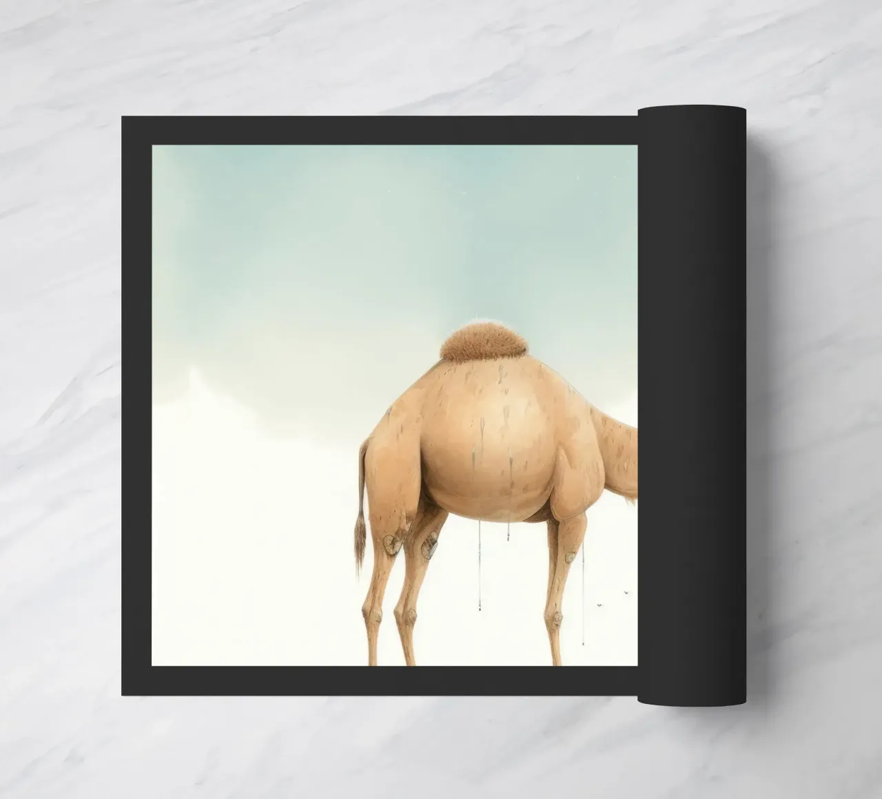 Minimal Camel 1 zerbino da Minimal Animal Art