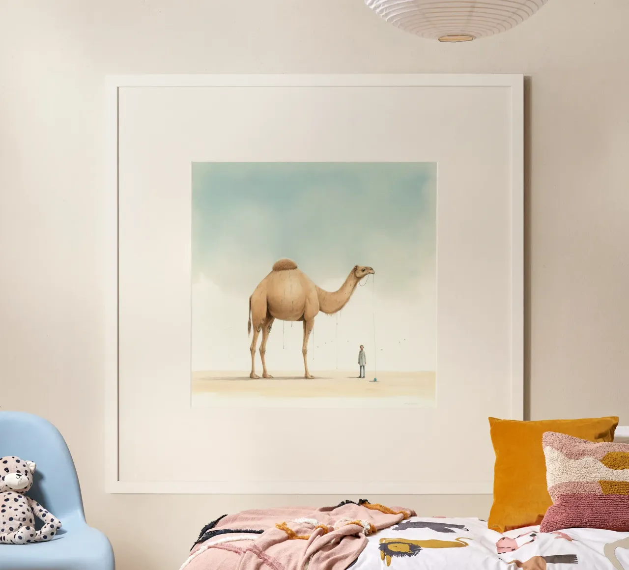 Minimal Camel 1 carta hahnemühle da Minimal Animal Art