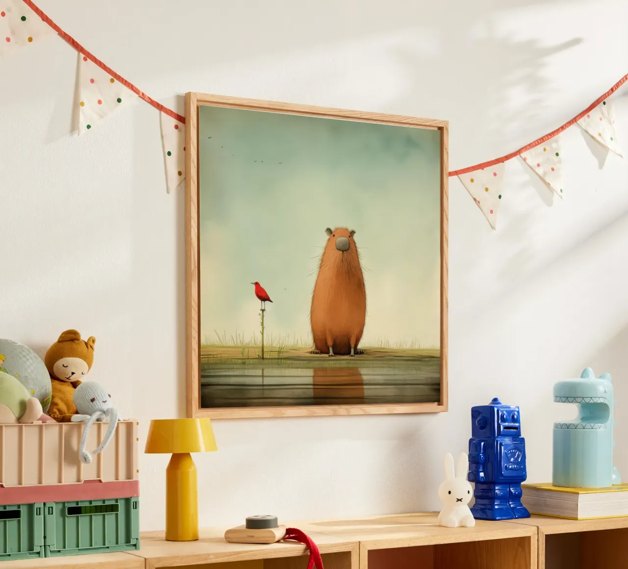 Capibara minimo 2 plexiglass da Minimal Animal Art