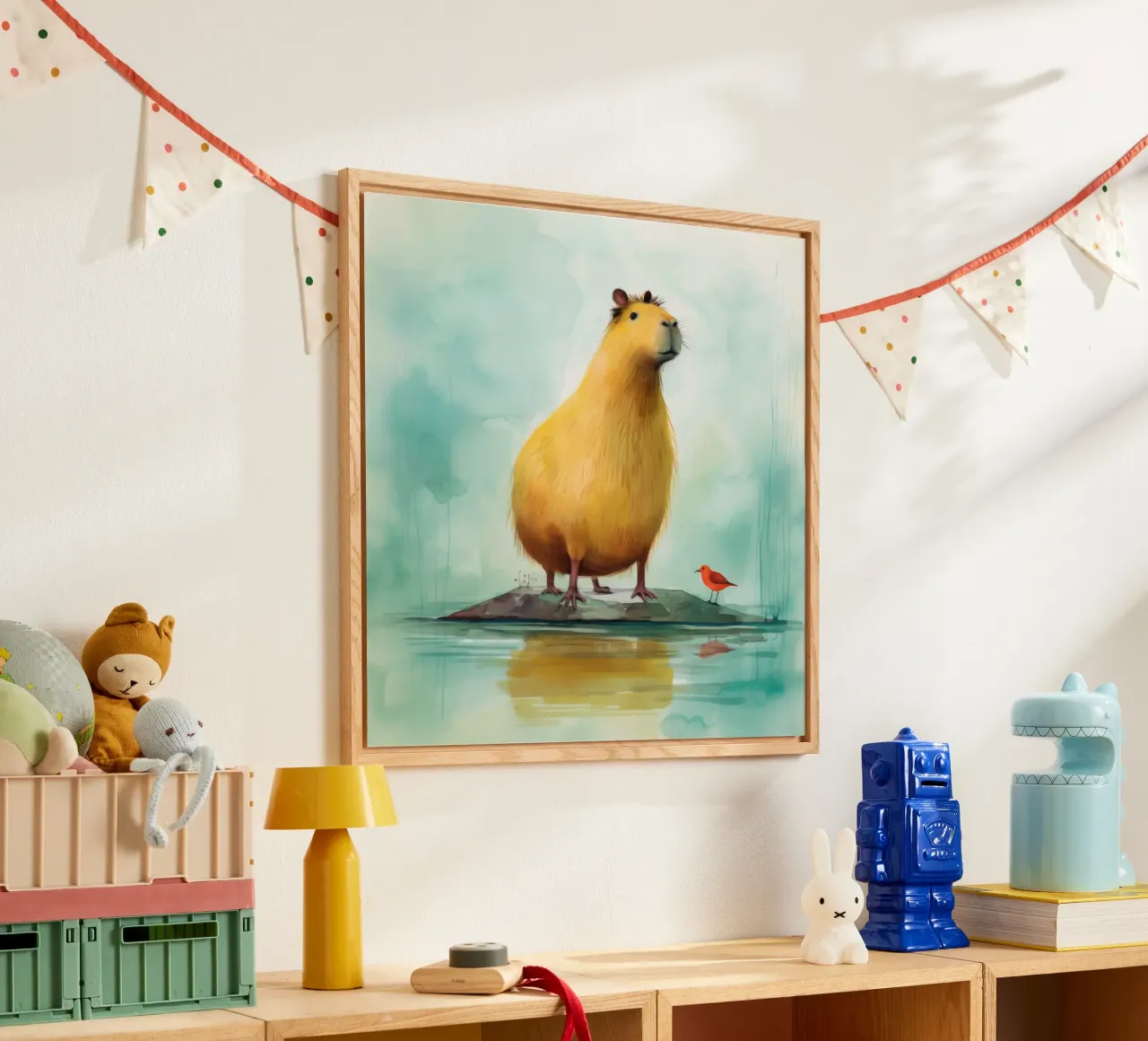 Capibara minimale plexiglass da Minimal Animal Art