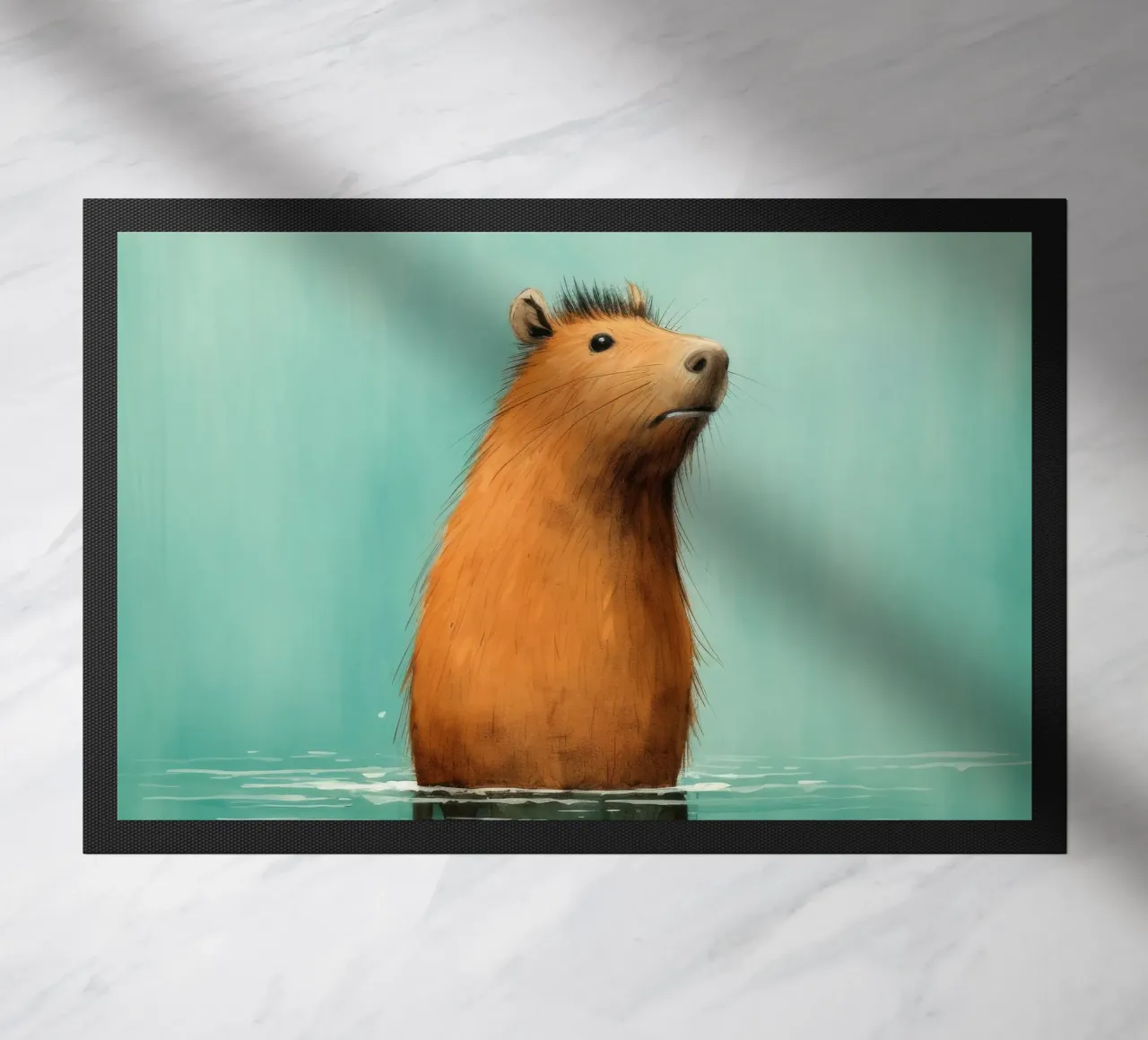 Carpincho mínimo 4 felpudo de Minimal Animal Art