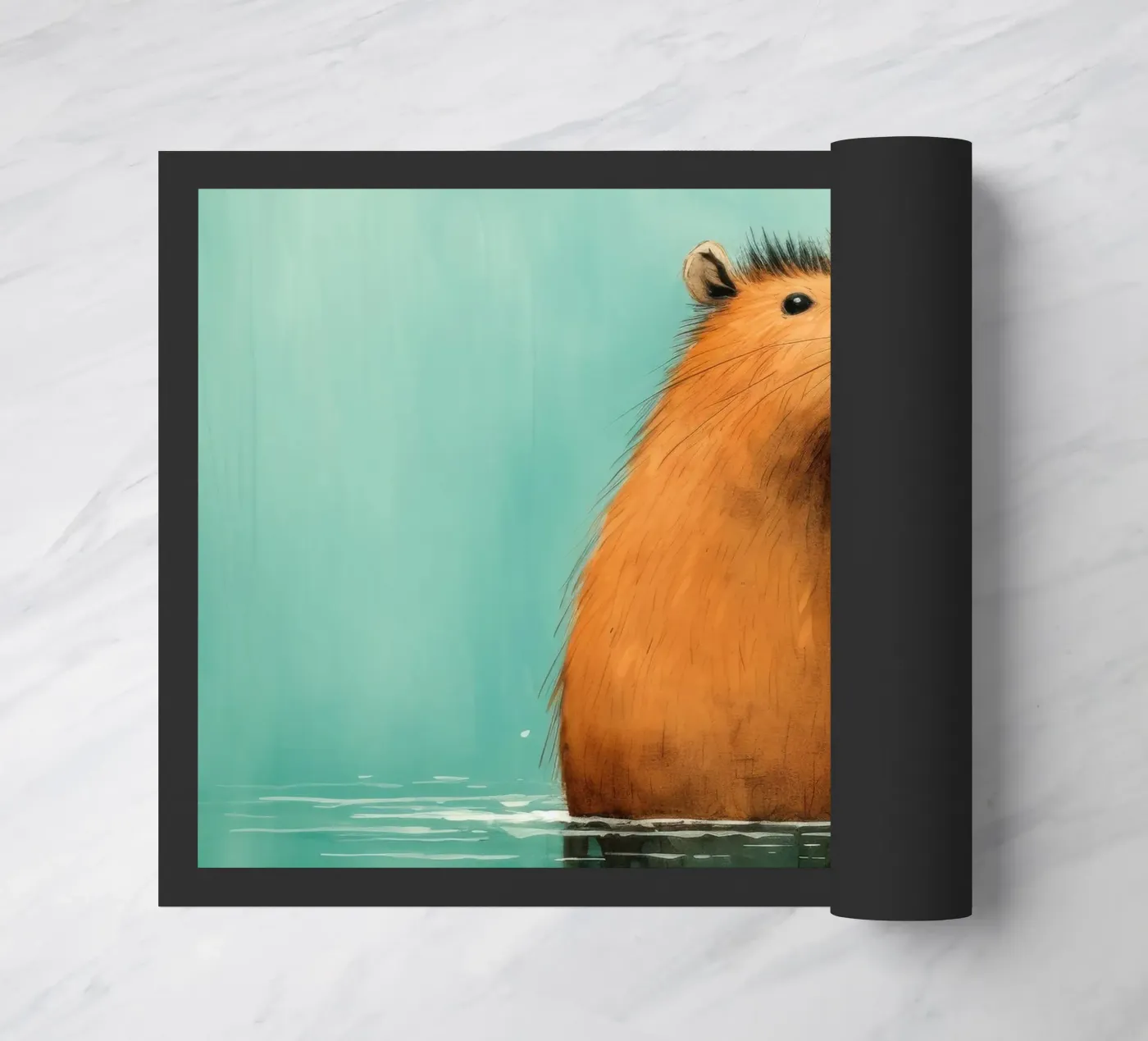 Capibara minimale zerbino da Minimal Animal Art