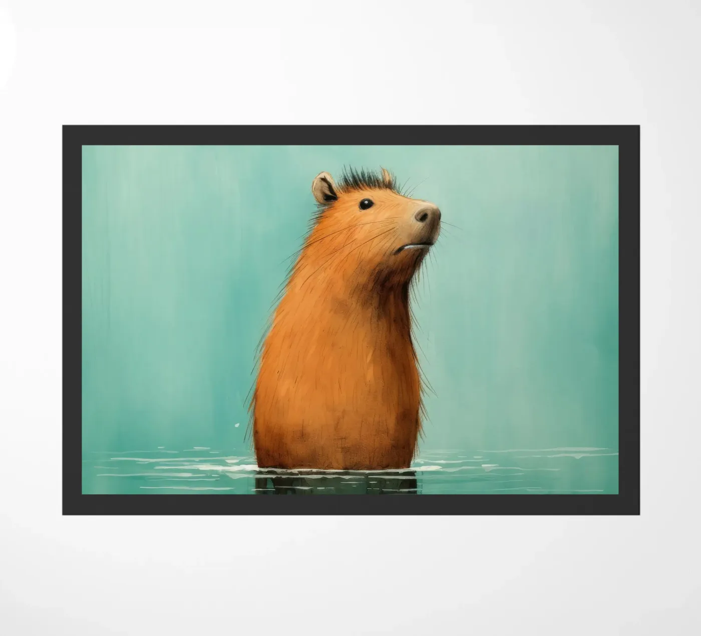 Capibara minimale zerbino da Minimal Animal Art