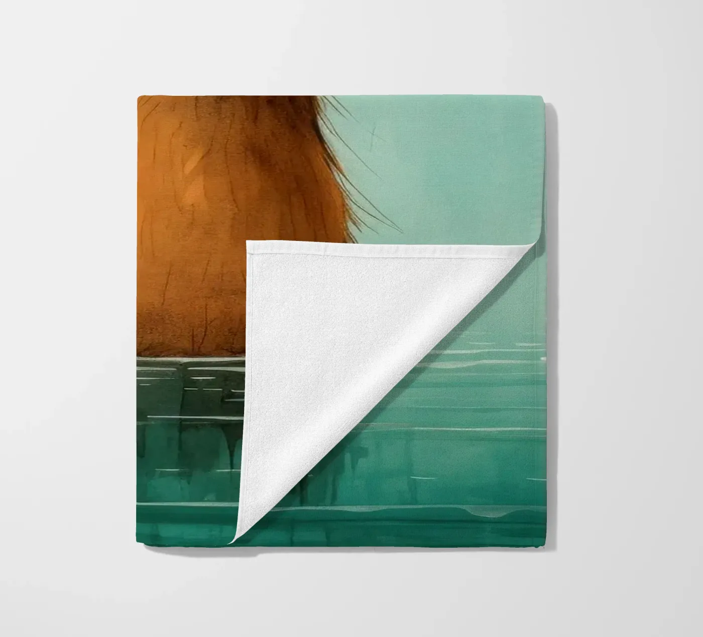 Capibara minimale telo mare da Minimal Animal Art