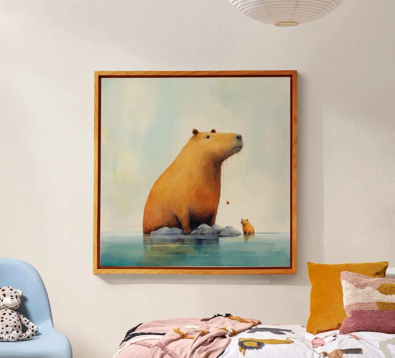 Capibara minimo 1 plexiglass da Minimal Animal Art