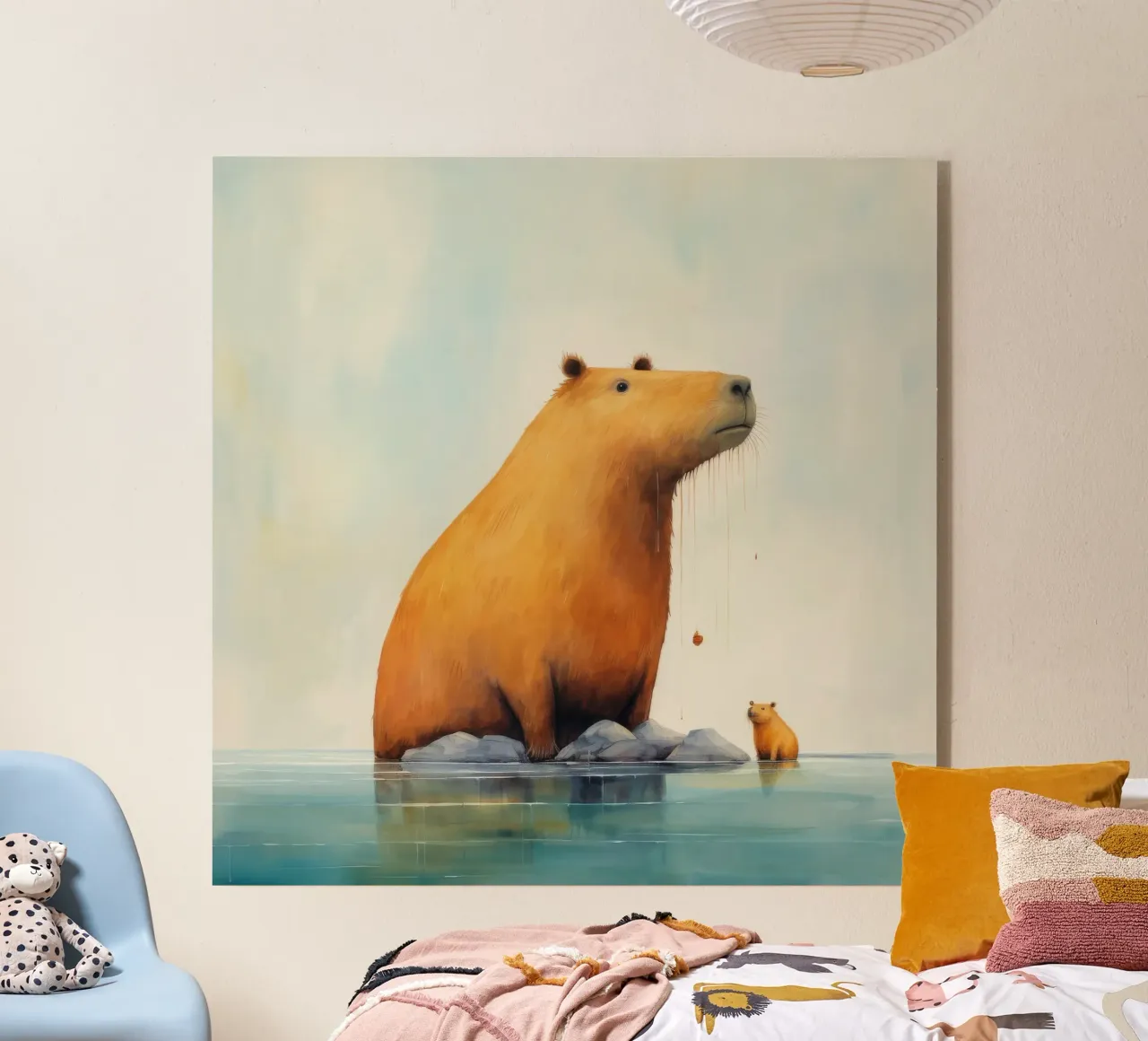 Capibara minimo 1 plexiglass da Minimal Animal Art