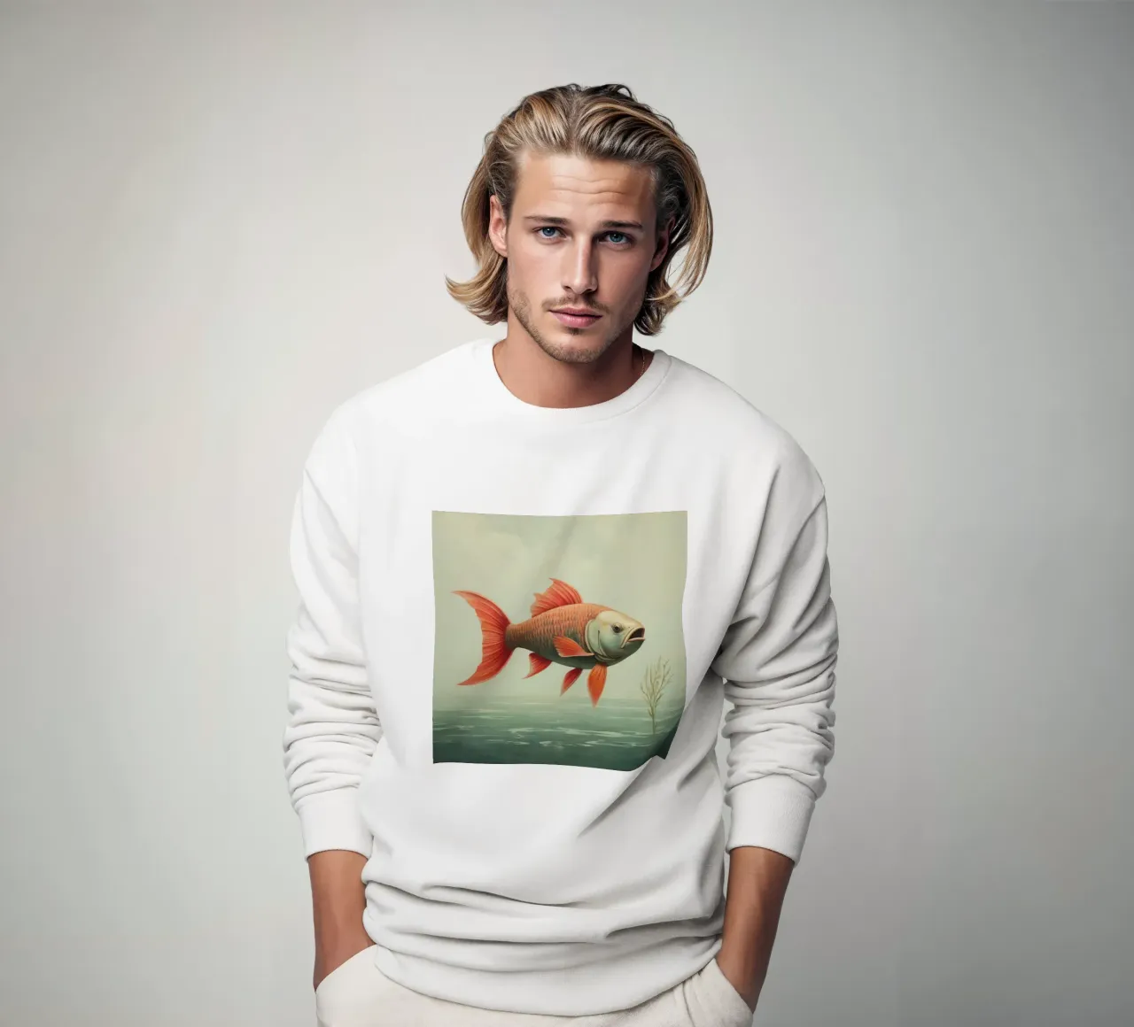 Carpa minima felpa da Minimal Animal Art