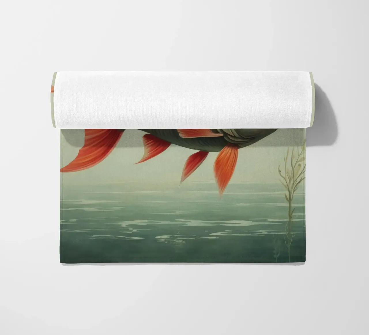 Carpa minima 2 telo mare da Minimal Animal Art