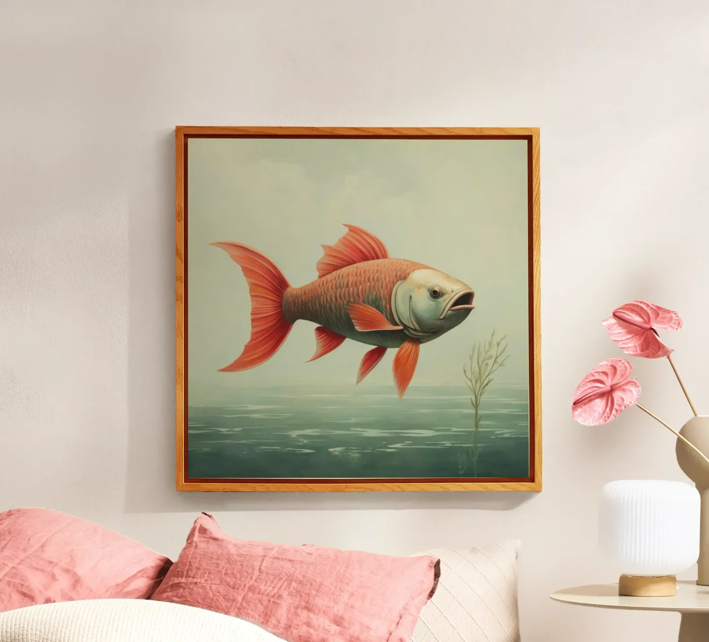 Minimum Carp acryl van Minimal Animal Art