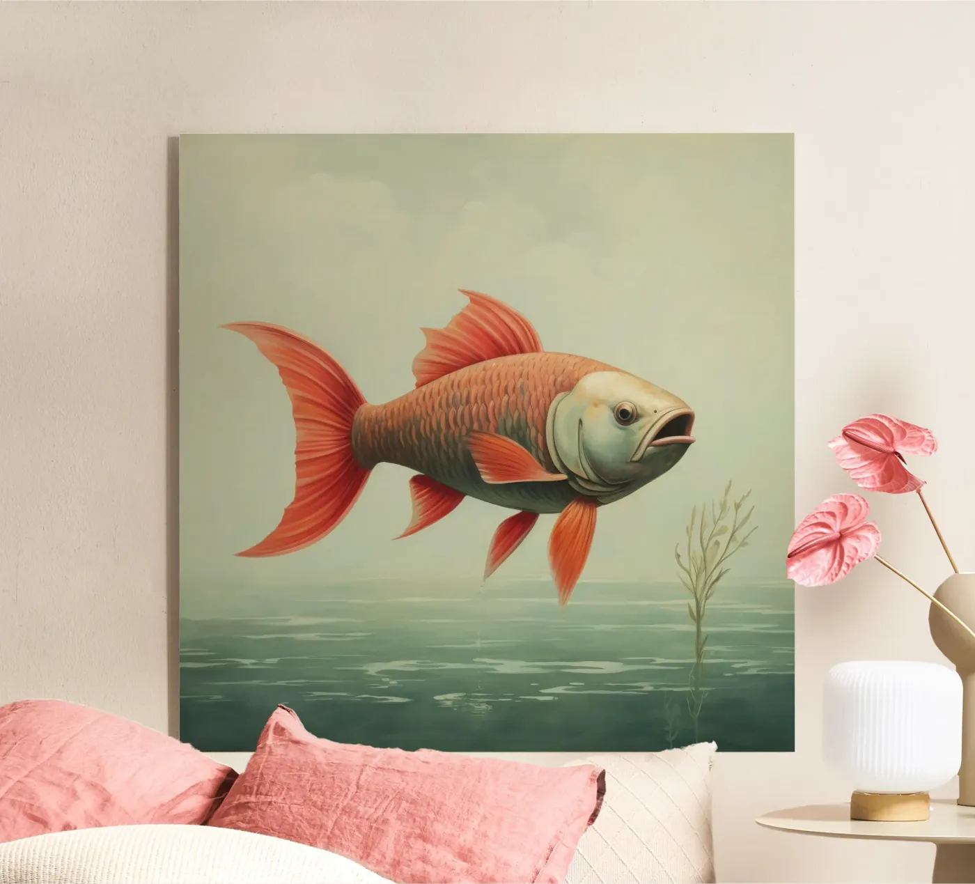 Minimum Carp acryl van Minimal Animal Art