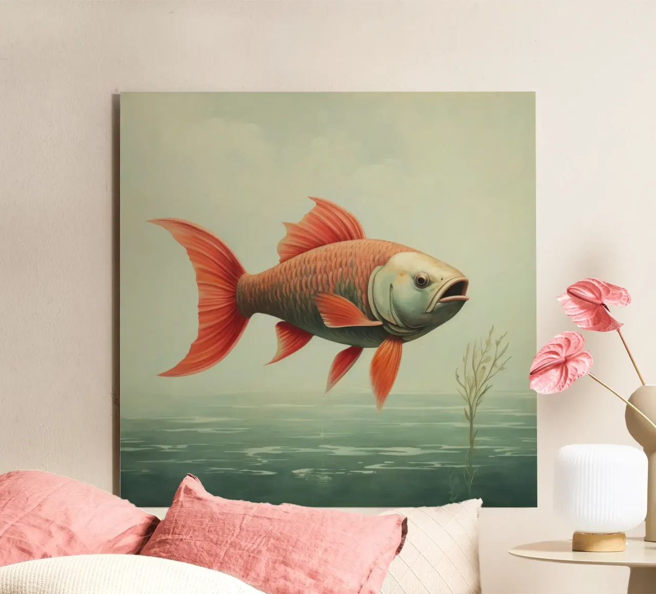Minimum Carp forex plate by Minimal Animal Art
