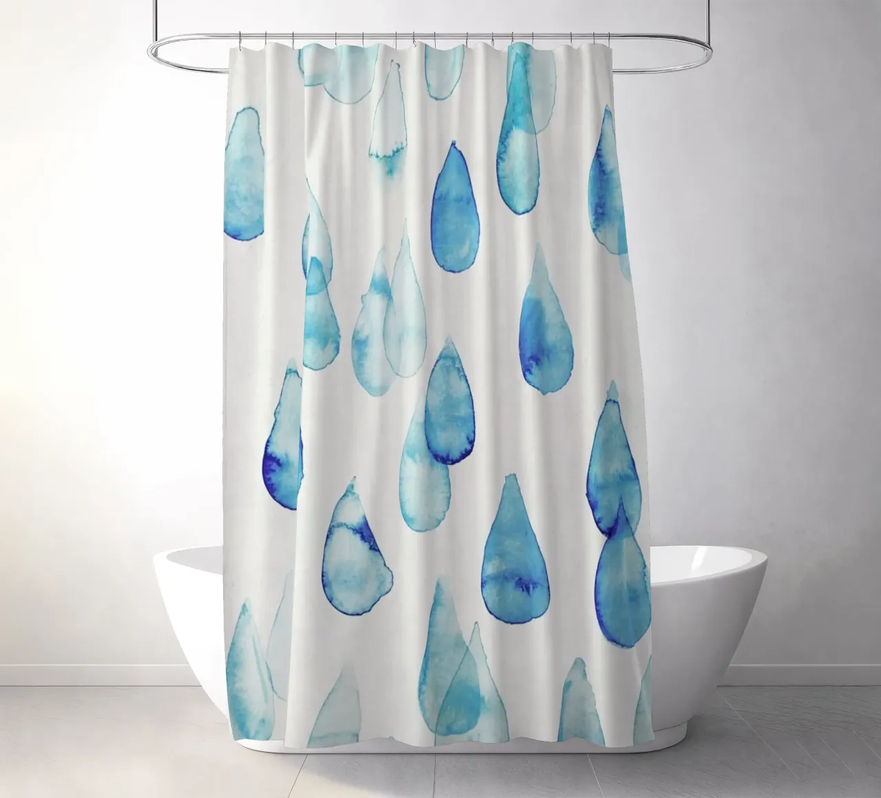 Water Drops tenda da doccia da treechild