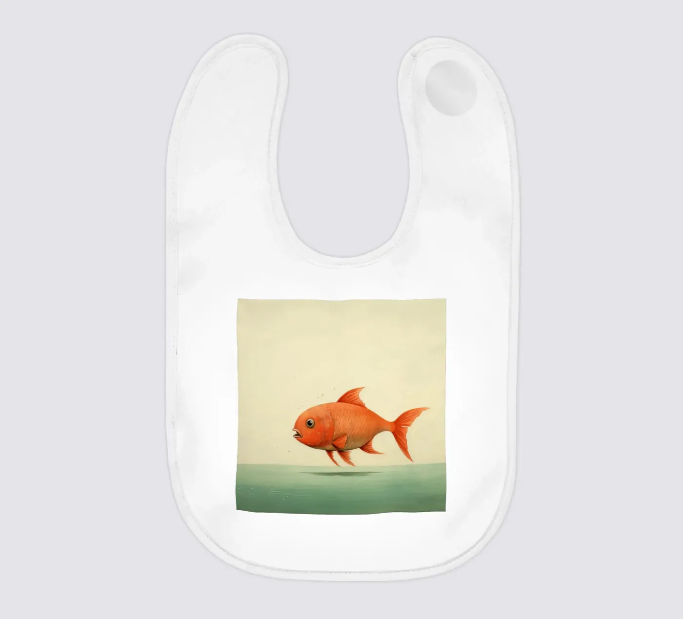 Minimum Carp bavaglino da Minimal Animal Art