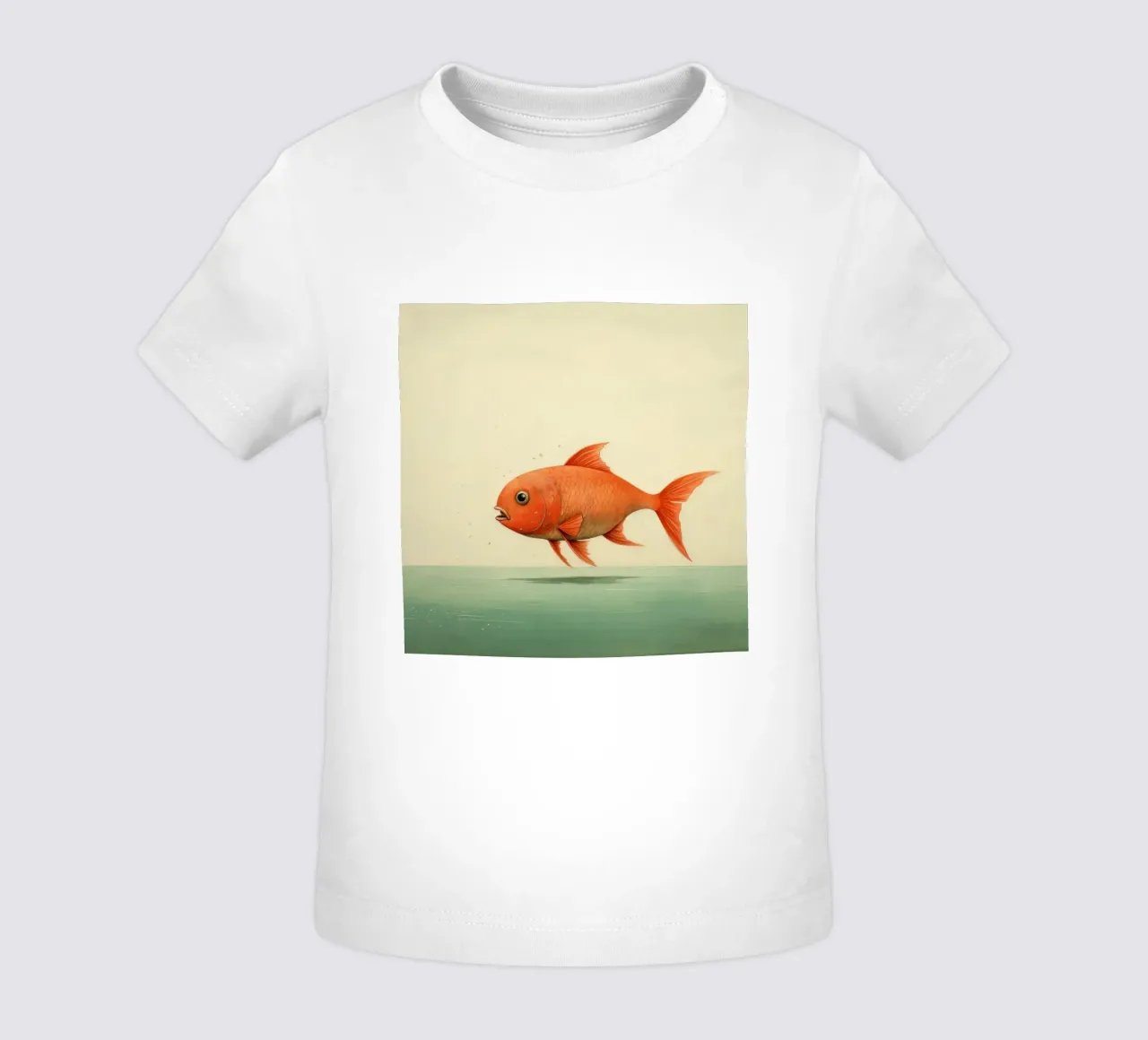 Carpa minima 3 maglietta neonato da Minimal Animal Art