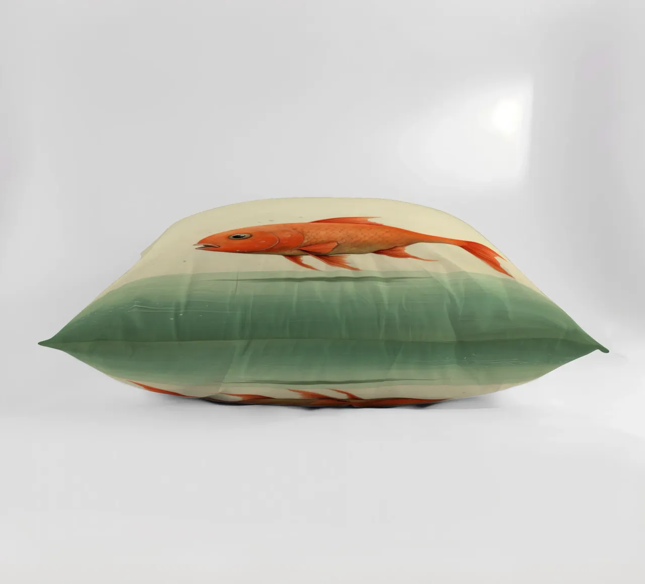 Carpa minima 3 cuscino da Minimal Animal Art