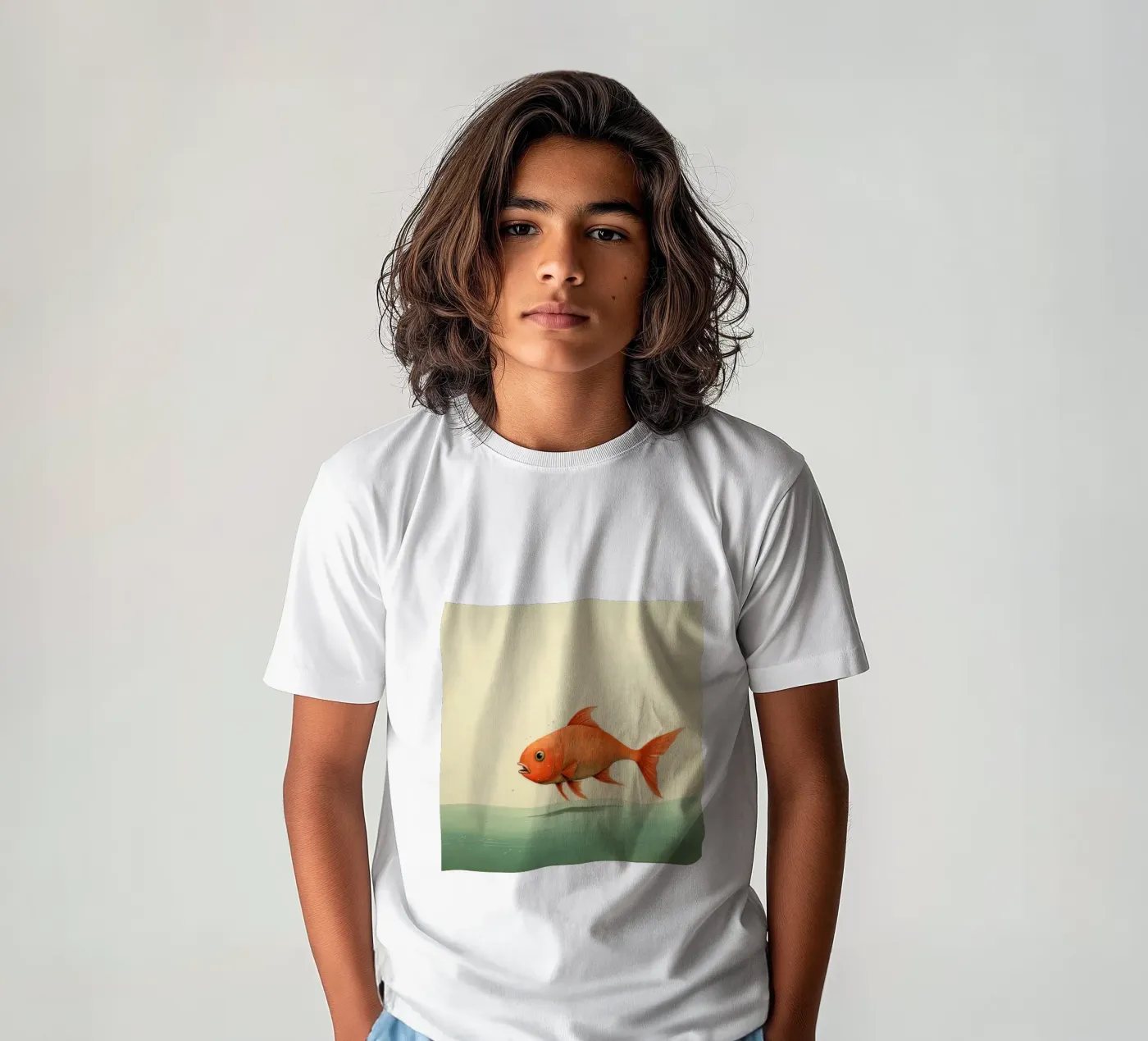 Minimum Carp Kinder T-Shirt von Minimal Animal Art
