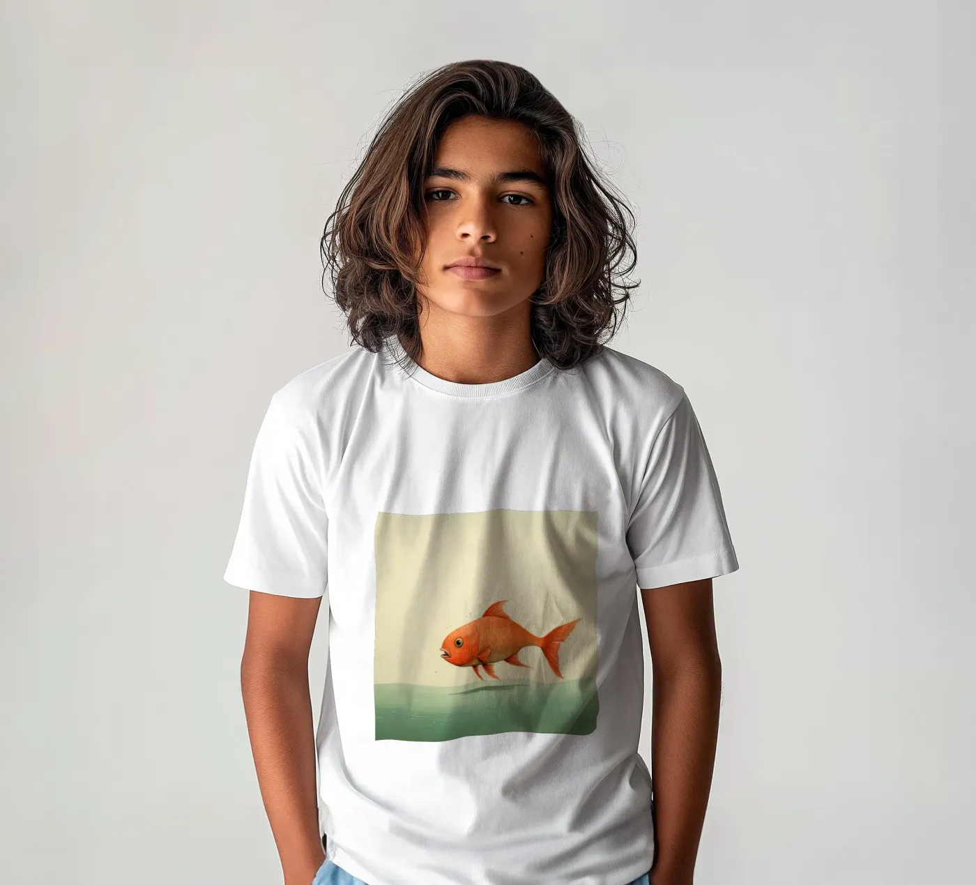 Minimum Carp Kinder T-Shirt von Minimal Animal Art