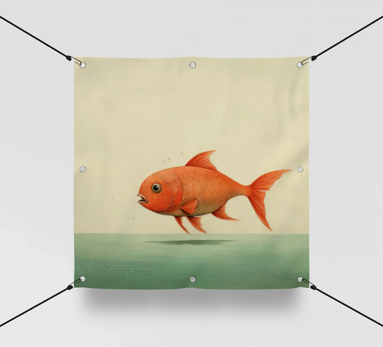 Carpa minima 3 telo in pvc da Minimal Animal Art