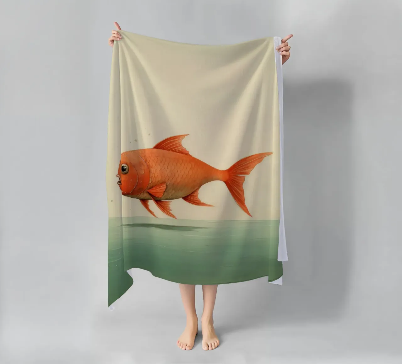 Minimum Carp telo mare da Minimal Animal Art