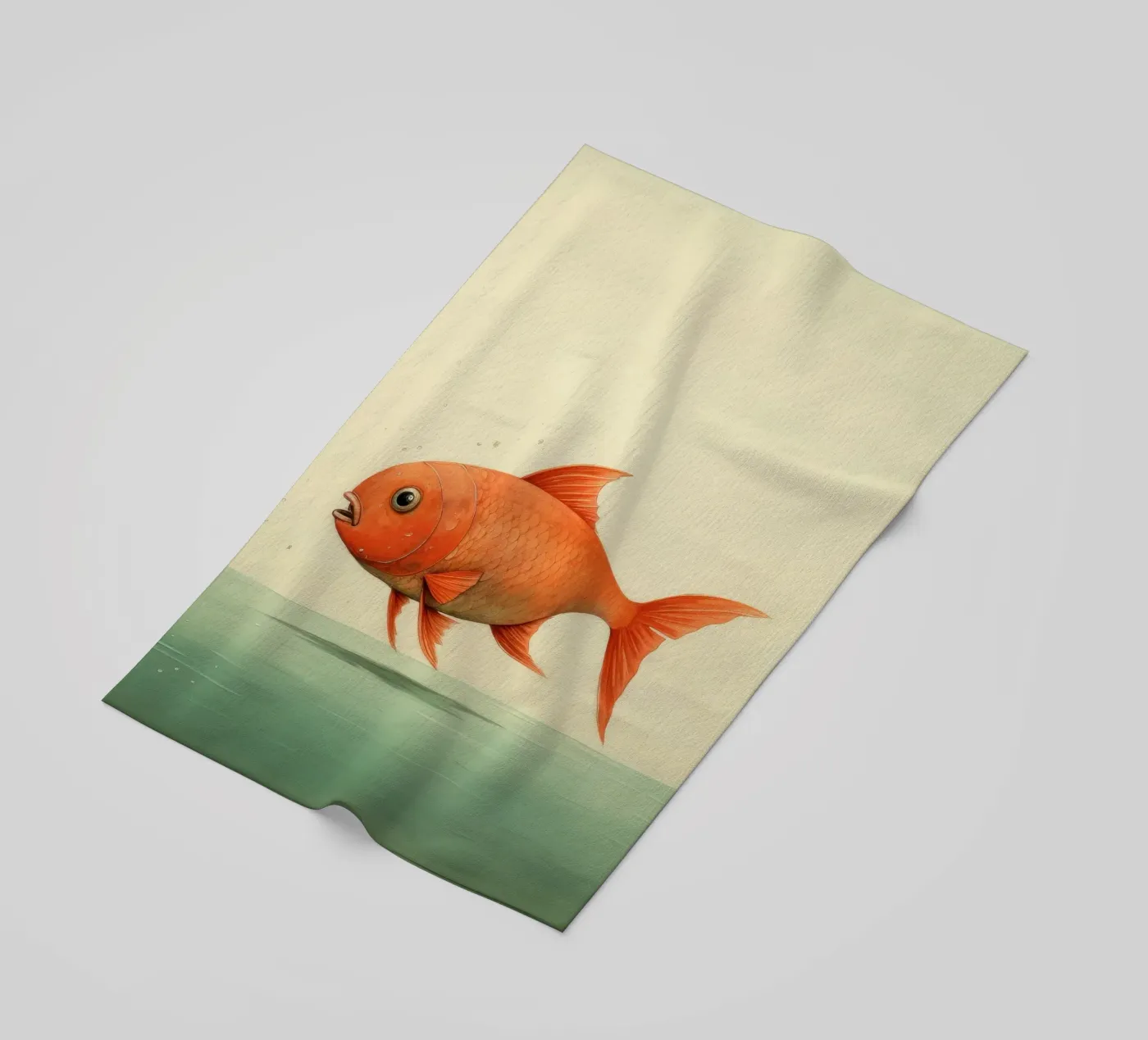 Carpa minima telo mare da Minimal Animal Art