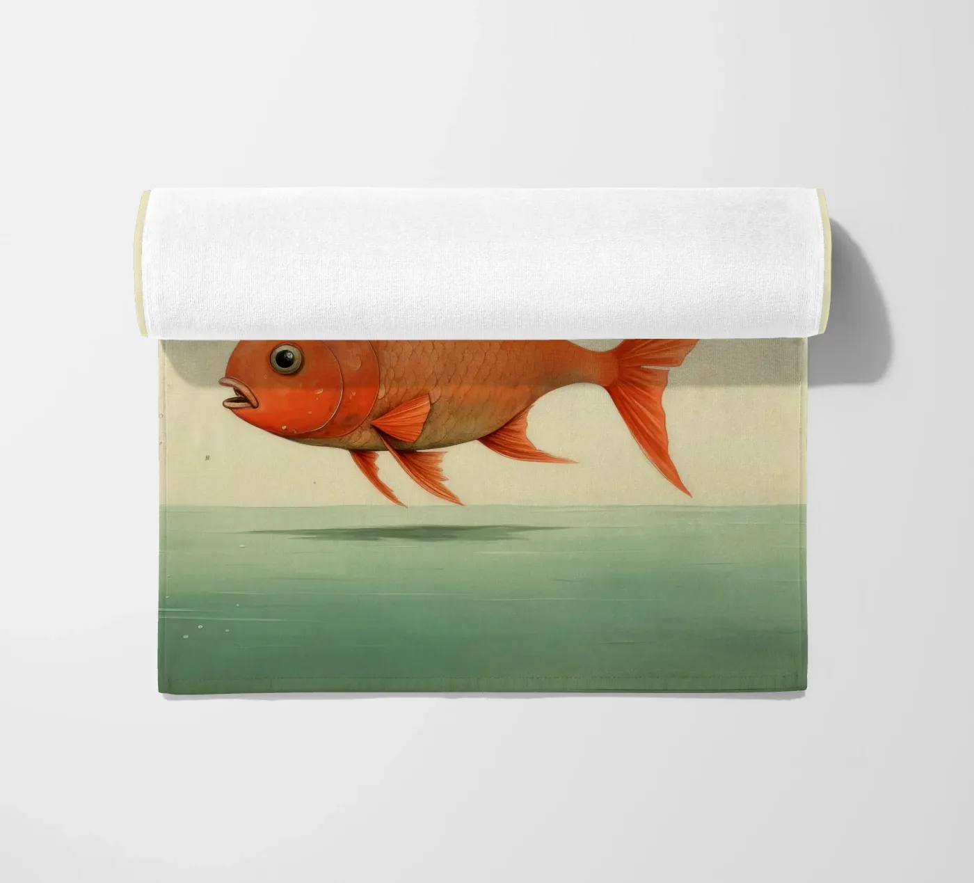 Carpa minima telo mare da Minimal Animal Art