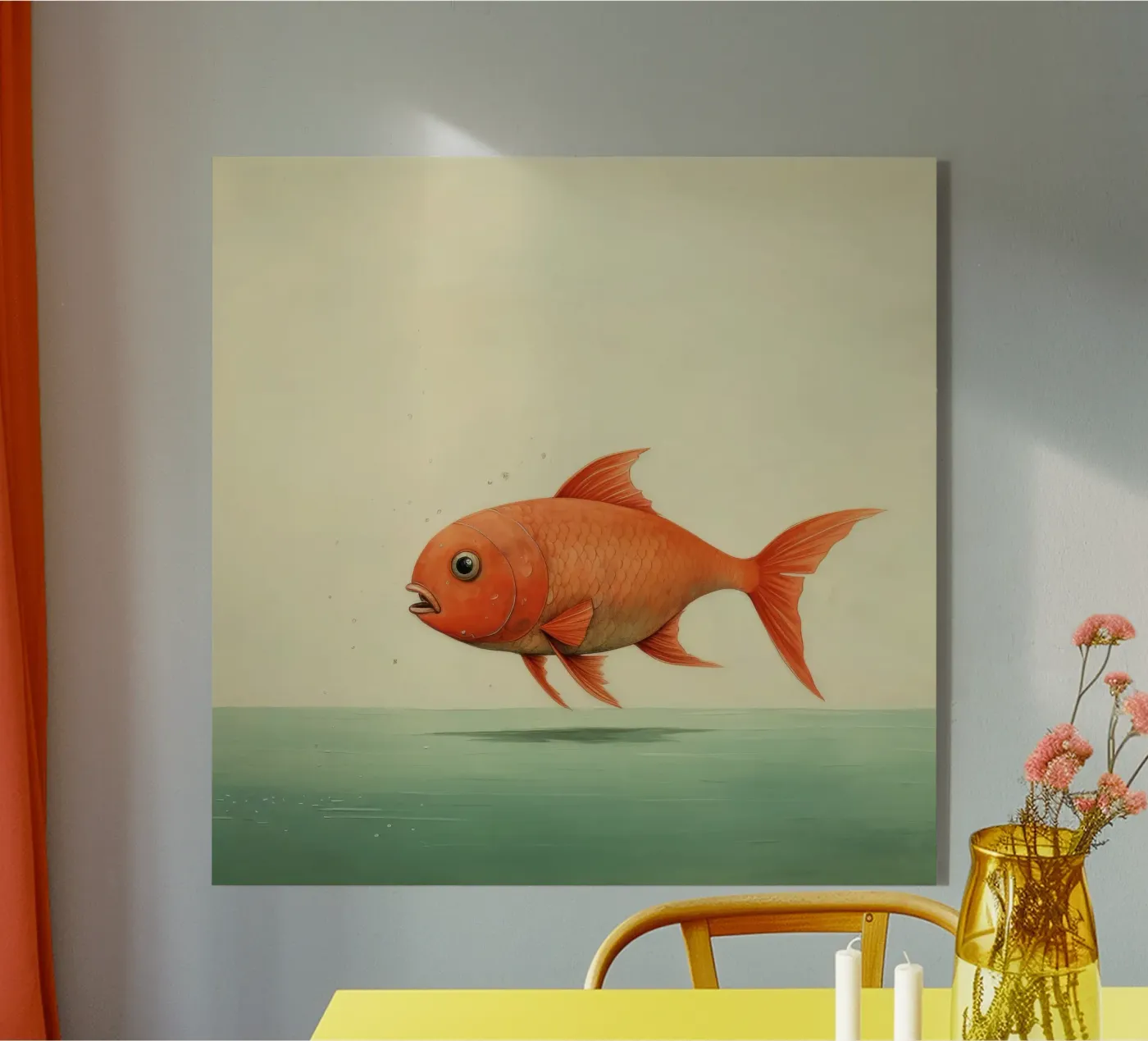 Minimum Carp plexiglass da Minimal Animal Art