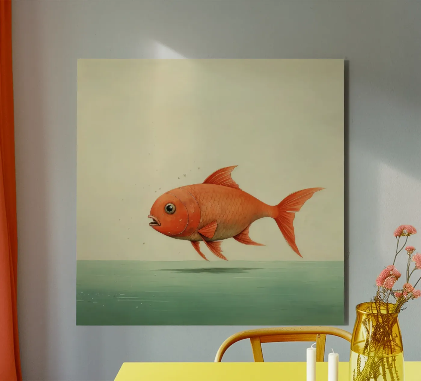 Minimum Carp forex plate by Minimal Animal Art