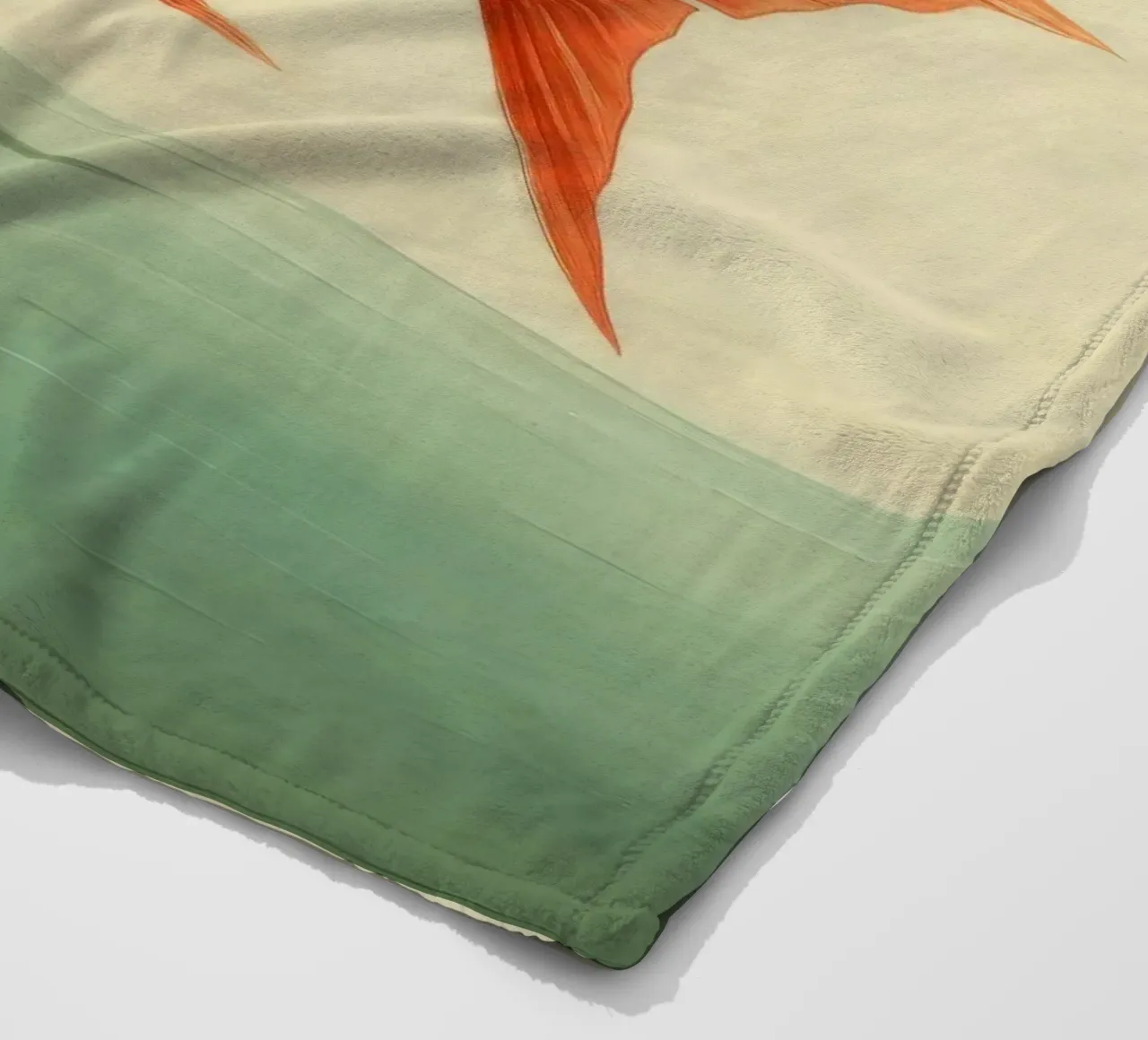 Minimum Carp Fleecedecke von Minimal Animal Art