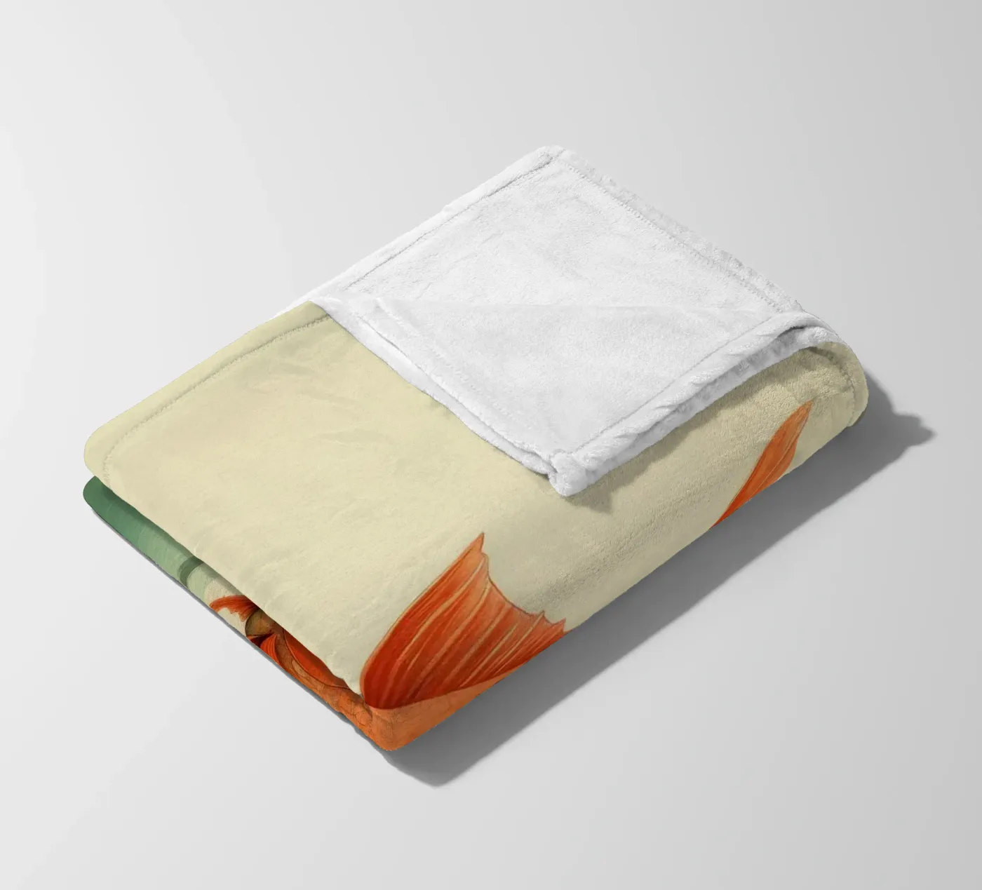 Minimaal Karper fleecedeken van Minimal Animal Art