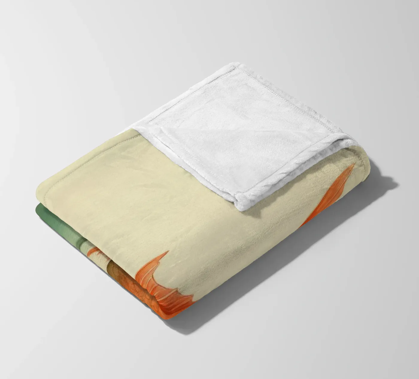 Minimaal Karper fleecedeken van Minimal Animal Art