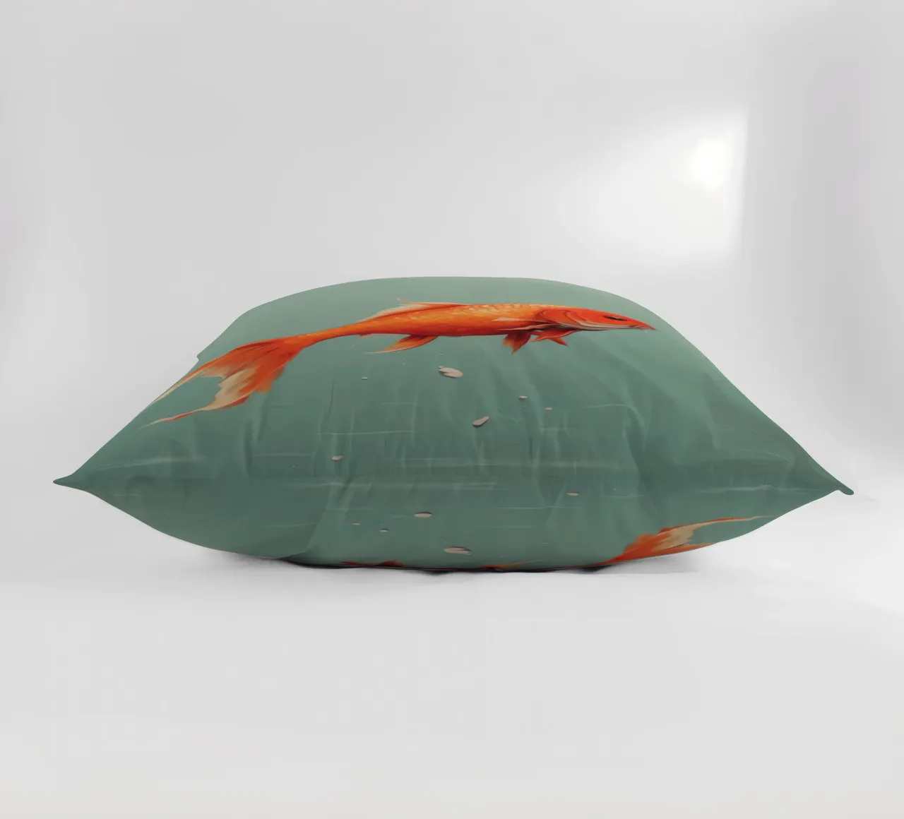 Carpa minima 4 cuscino da Minimal Animal Art