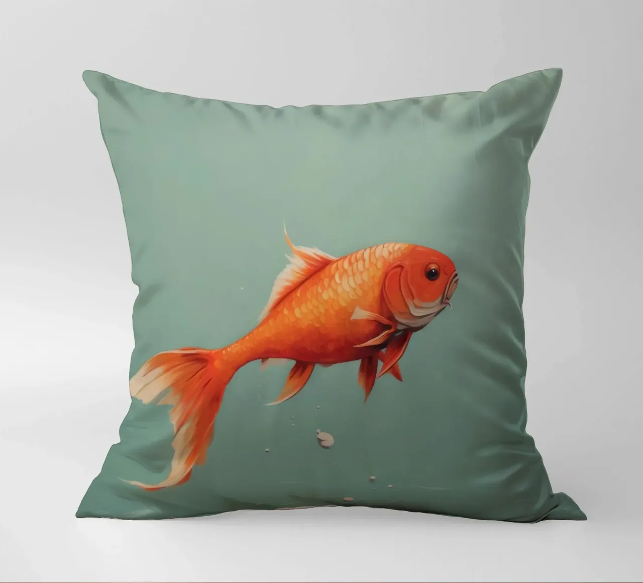 Carpa minima 4 cuscino da Minimal Animal Art