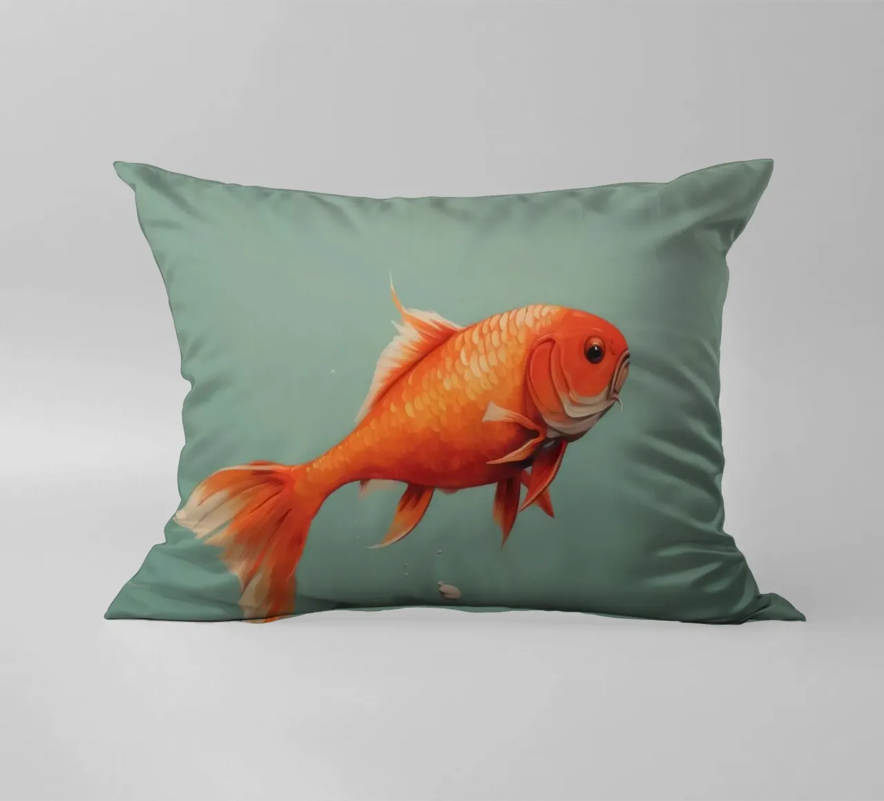 Carpa minima 4 cuscino da Minimal Animal Art