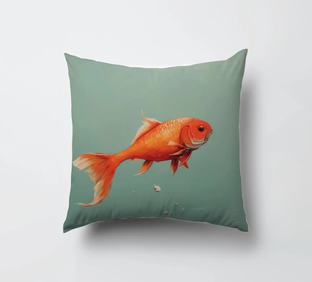 Carpa minima 4 cuscino da Minimal Animal Art