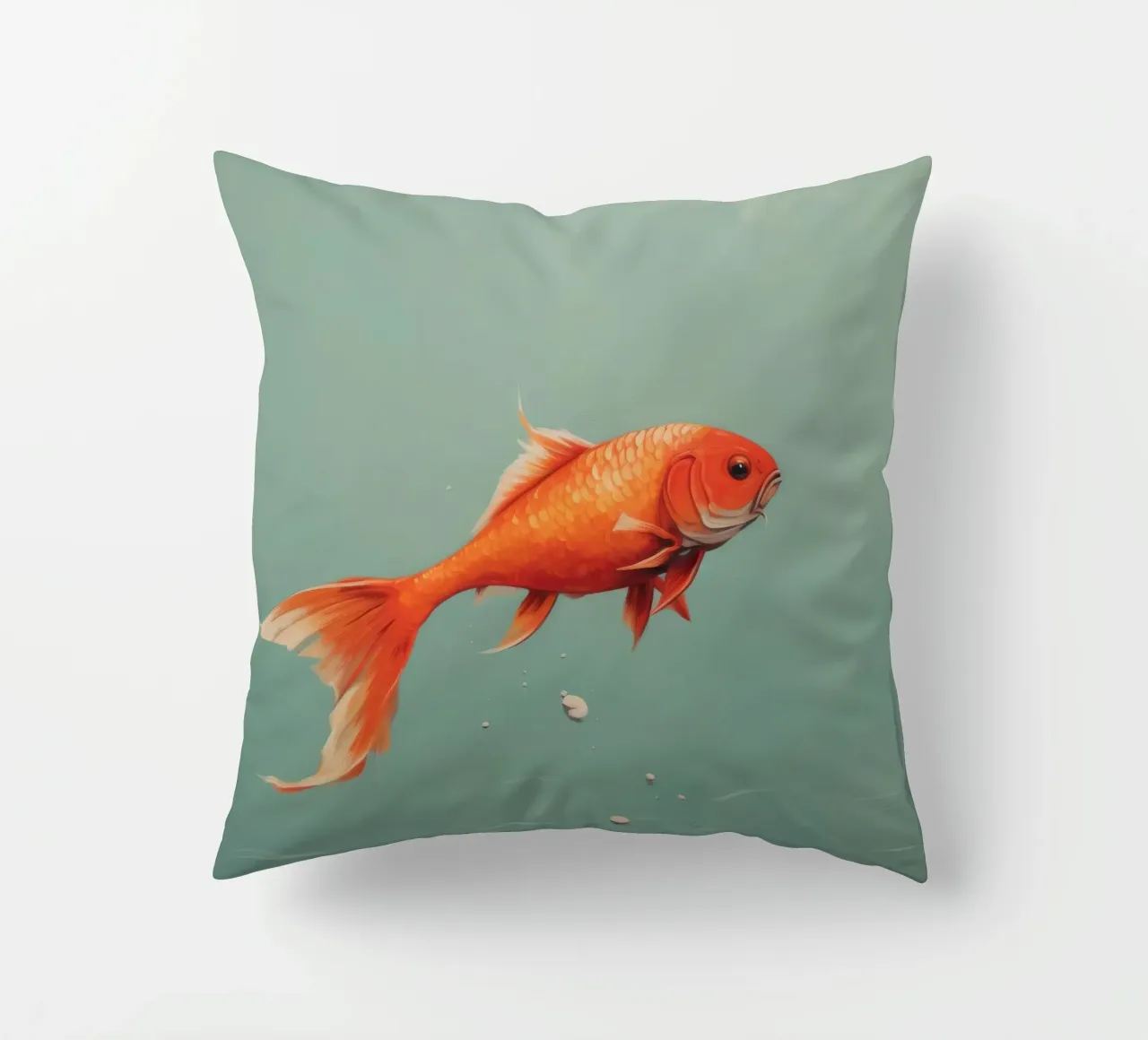Carpa minima 4 cuscino da Minimal Animal Art
