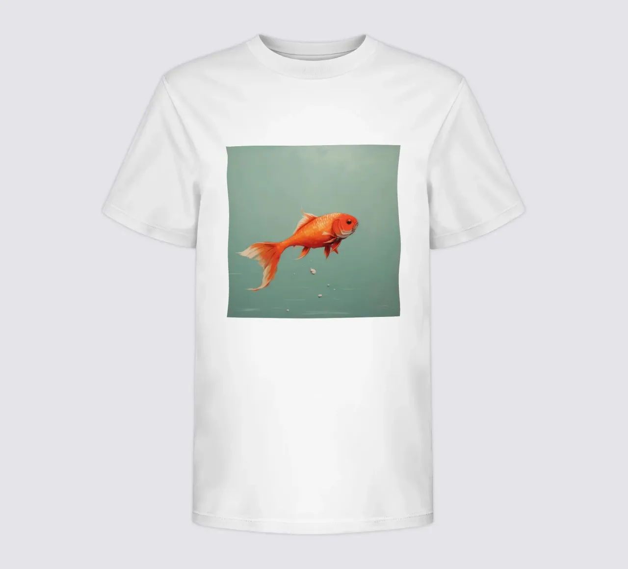 Carpa minima t-shirt bambini da Minimal Animal Art