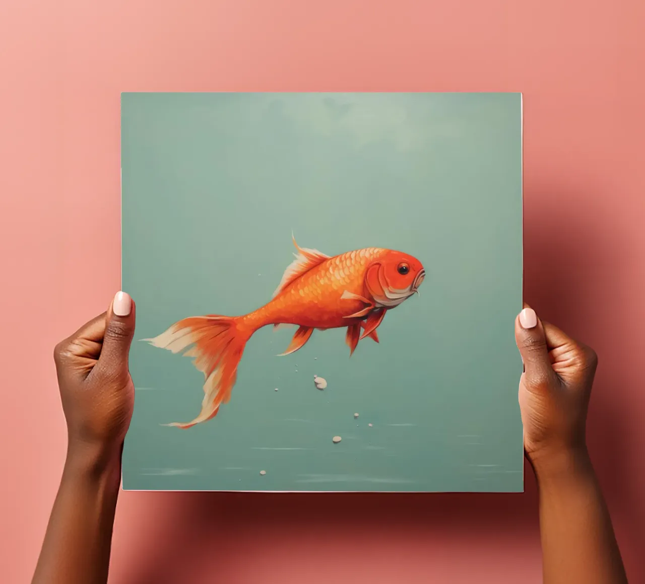 Minimum Carp sticker sheet by Minimal Animal Art