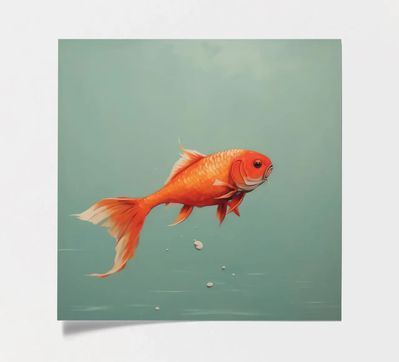 Minimum Carp sticker sheet by Minimal Animal Art