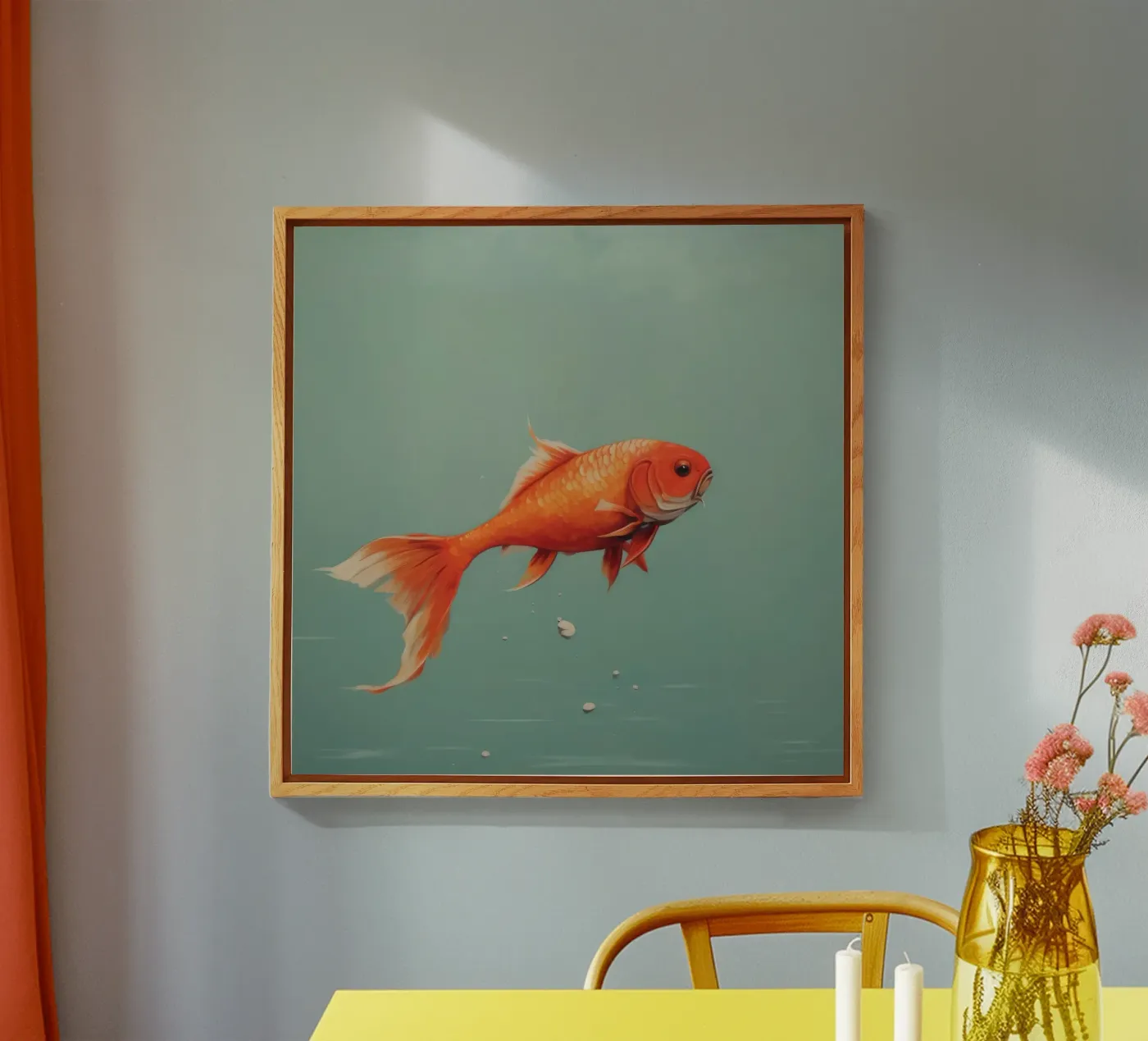 Minimum Carp plexiglass da Minimal Animal Art