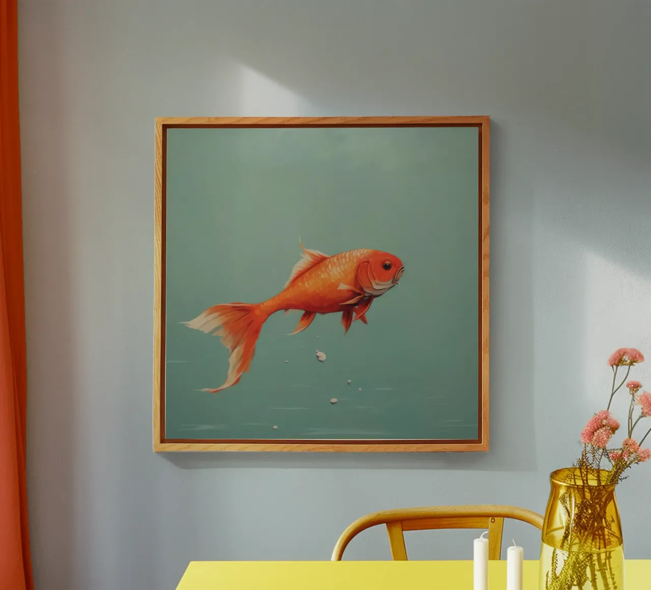 Carpa minima 4 plexiglass da Minimal Animal Art