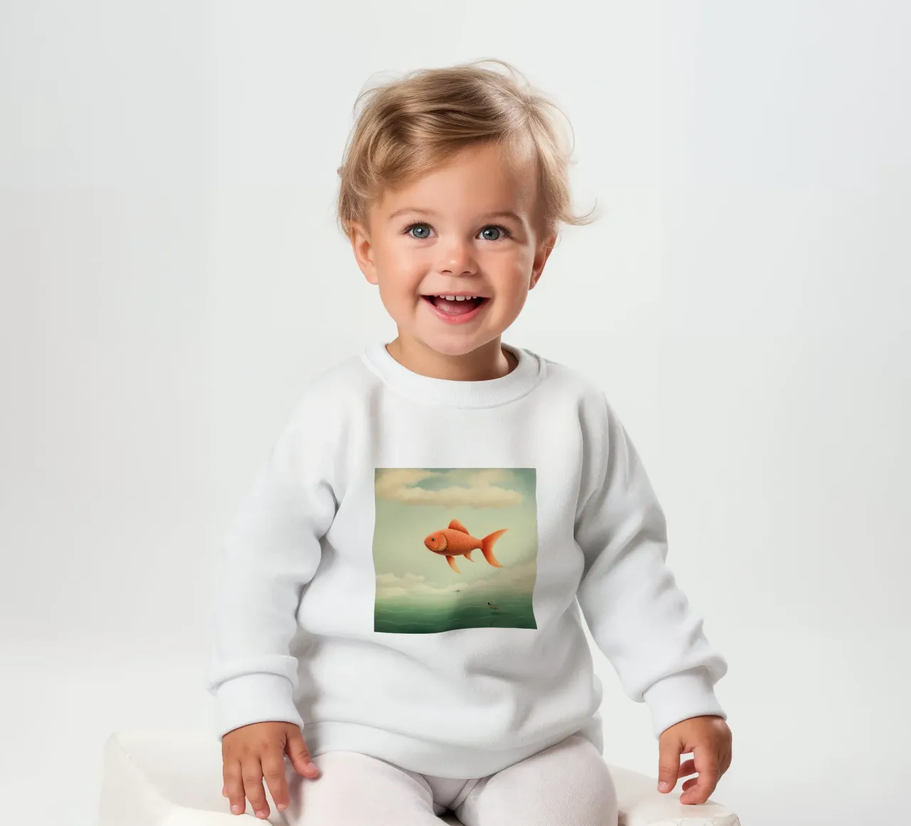 Carpa minima 1 felpa neonato da Minimal Animal Art