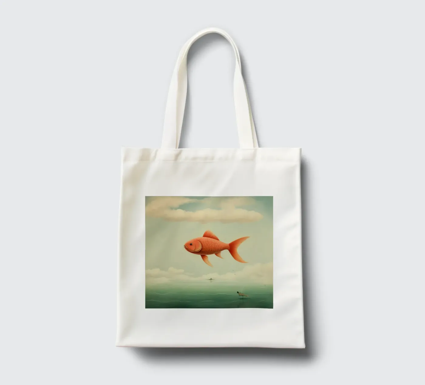 Carpa minima borsa in juta da Minimal Animal Art