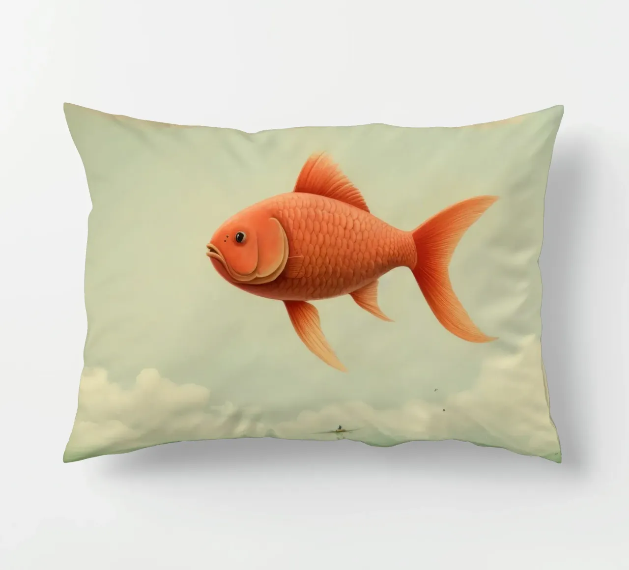 Carpa minima 1 cuscino da Minimal Animal Art