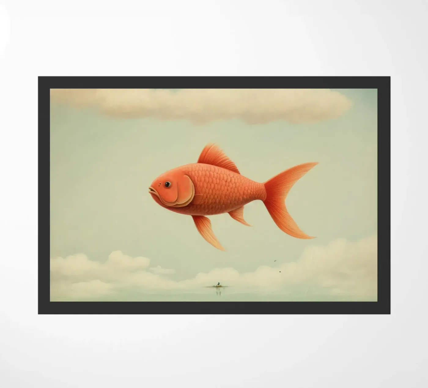 Carpe minimale paillasson de Minimal Animal Art