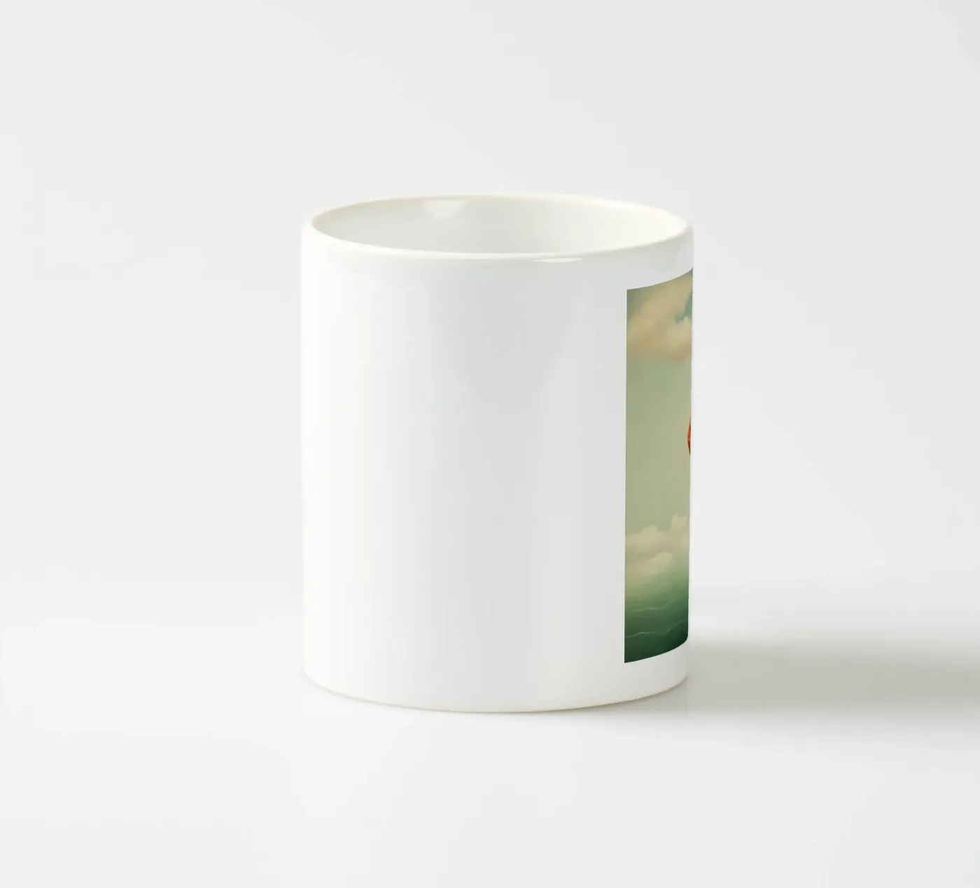 Minimum Carp ceramic mug by Minimal Animal Art