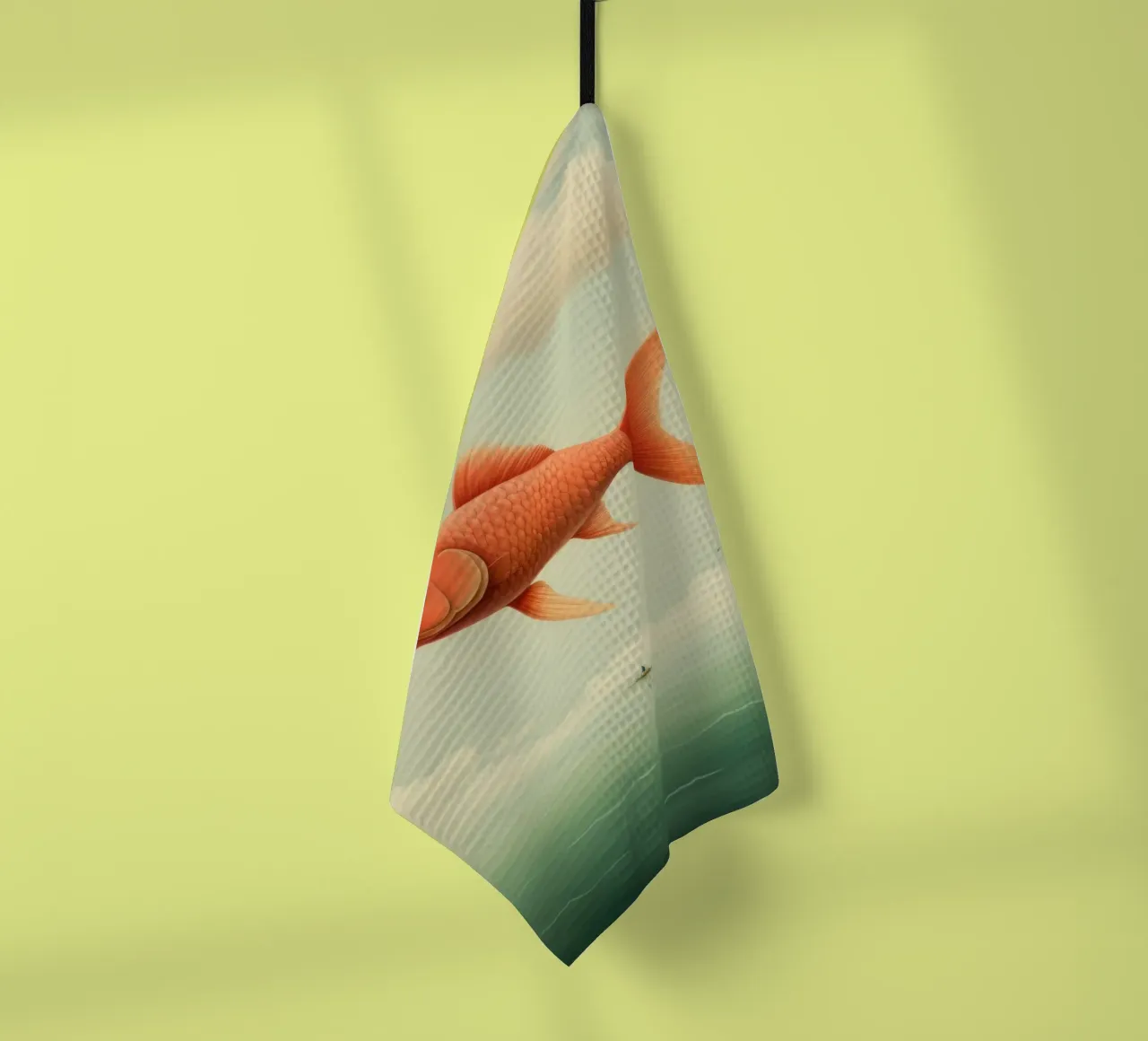 Carpe minimale torchon de Minimal Animal Art