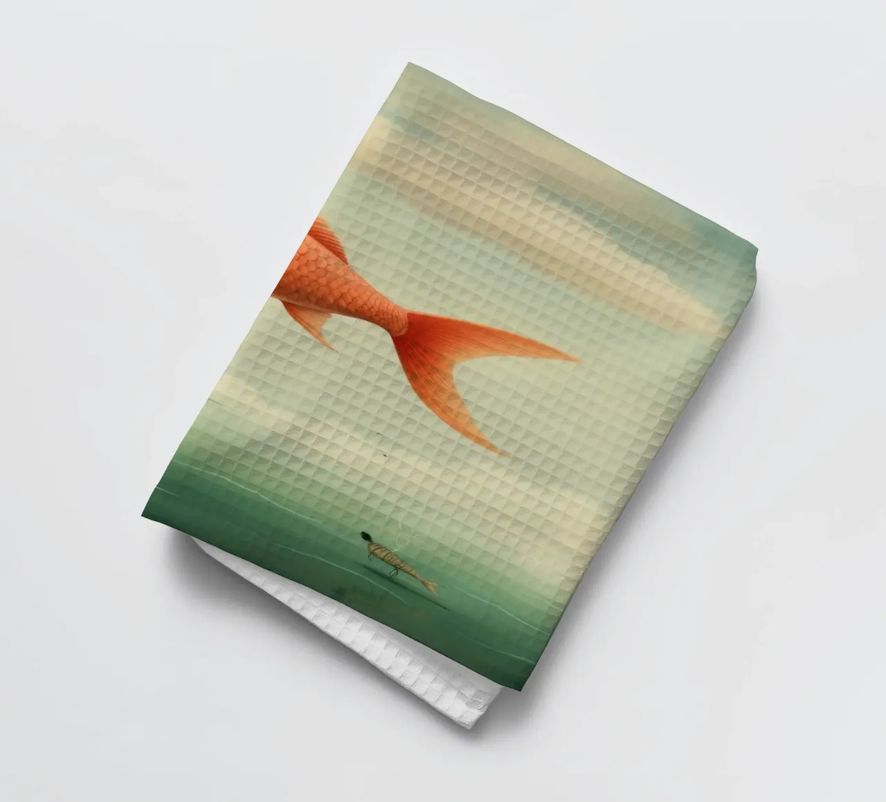 Carpe minimale torchon de Minimal Animal Art