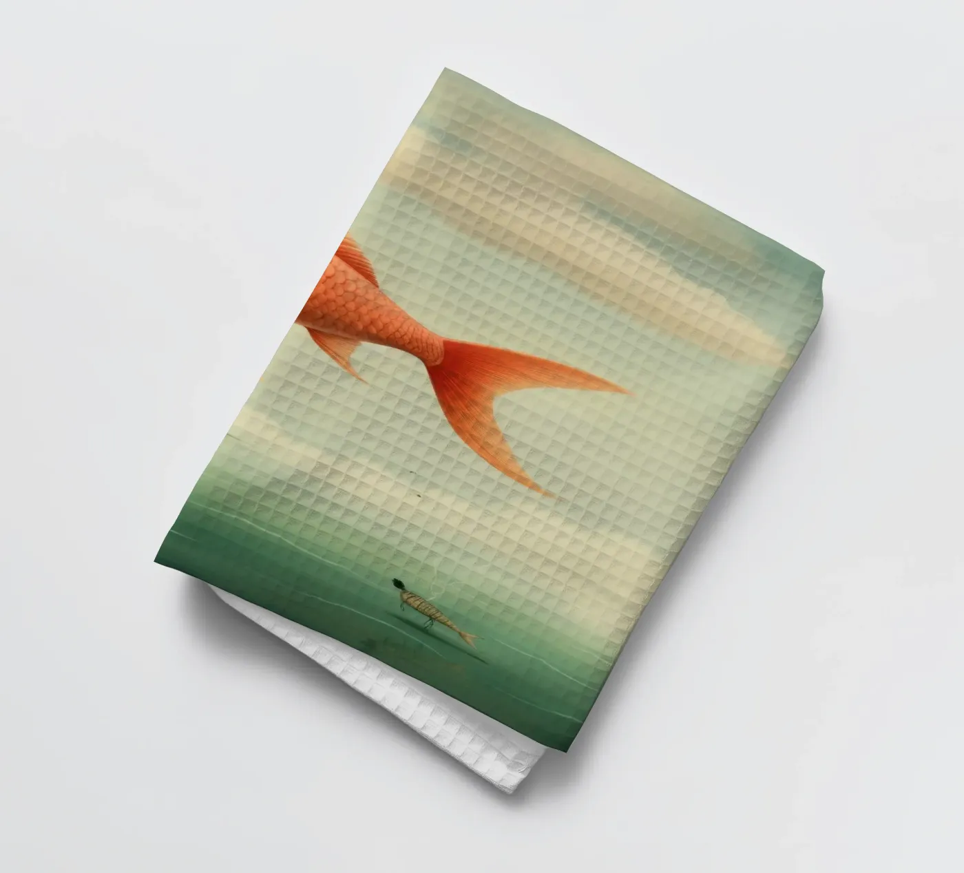 Minimum Carp torchon de Minimal Animal Art