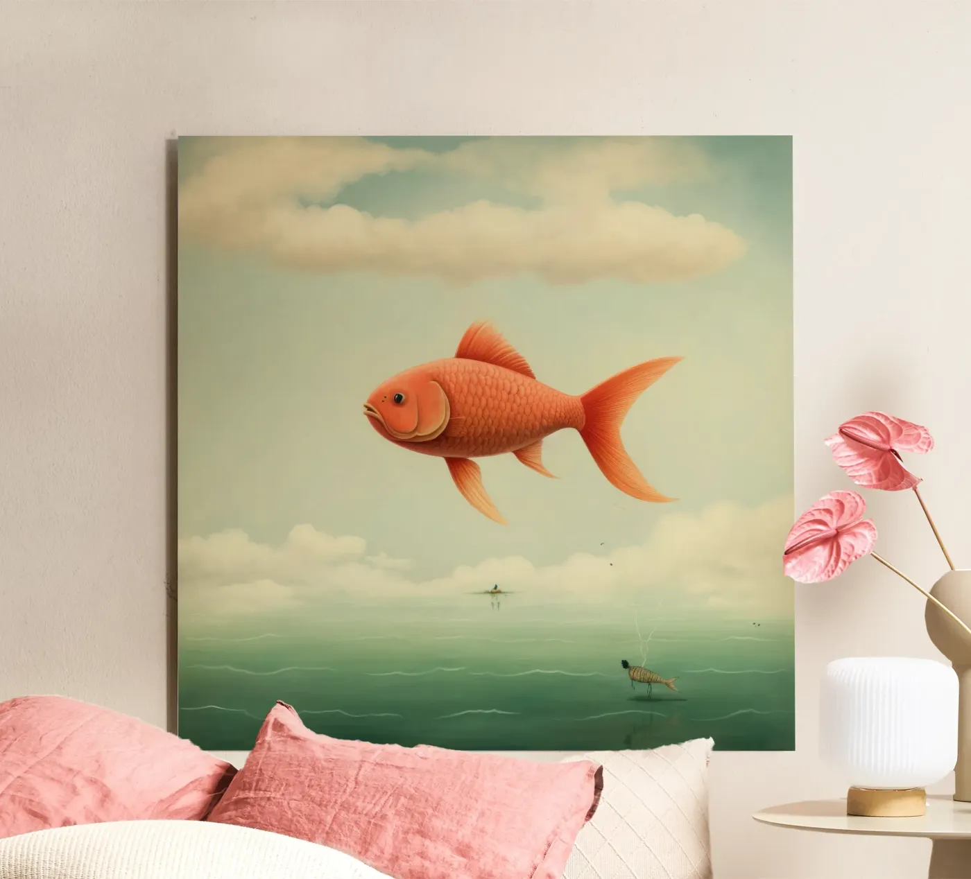 Minimaal Karper forex-plaat van Minimal Animal Art