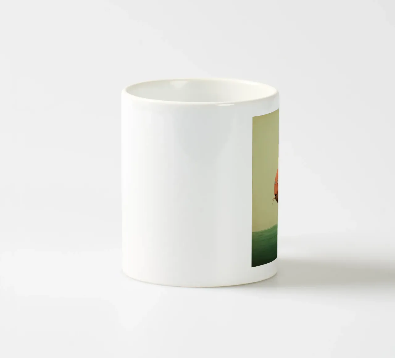 Pesce gatto minimo 2 tazza in ceramica da Minimal Animal Art